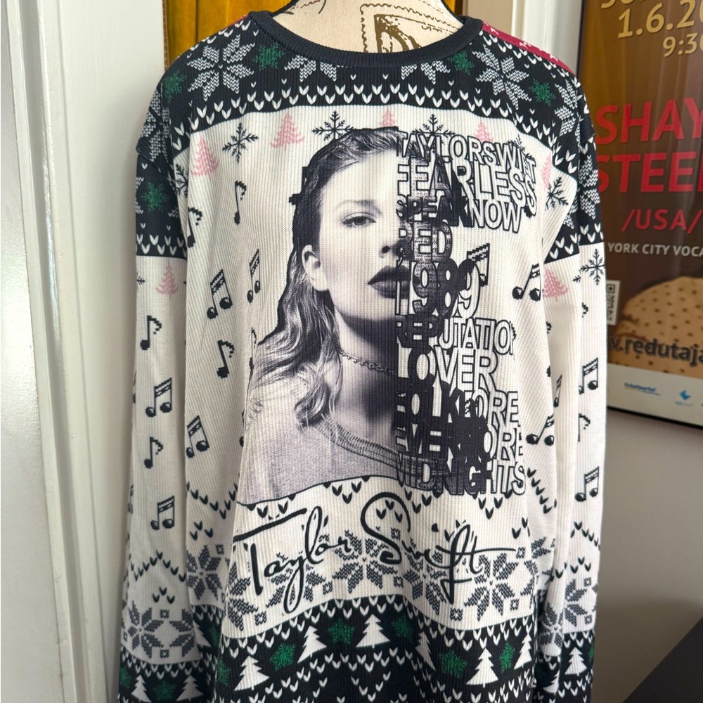Taylor Swift Graphic Christmas Sweater